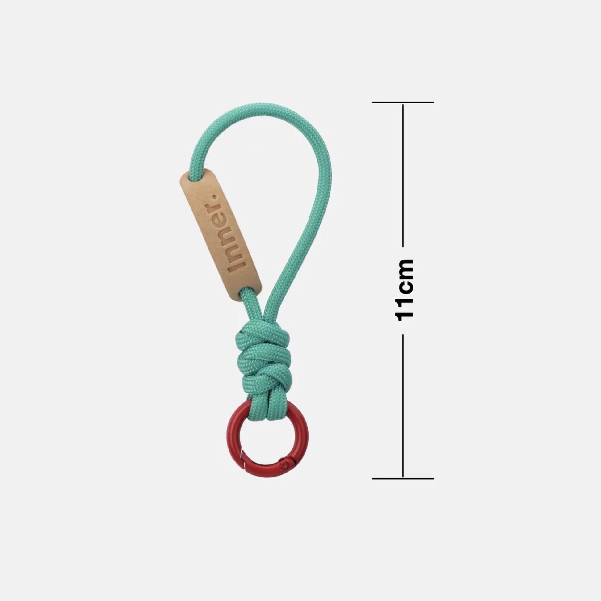 Custom Keyring - Personalized Engraved Letter Polyester Rope for Your Bag