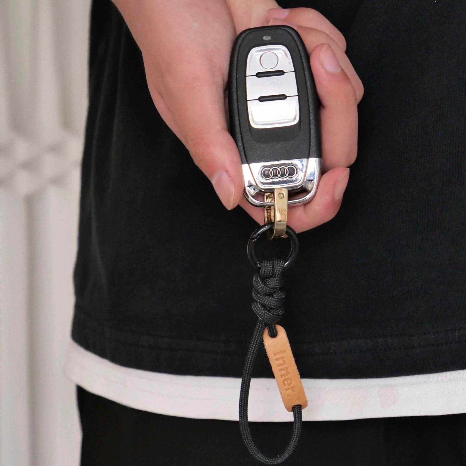 Custom Keyring - Personalized Engraved Letter Polyester Rope for Your Bag