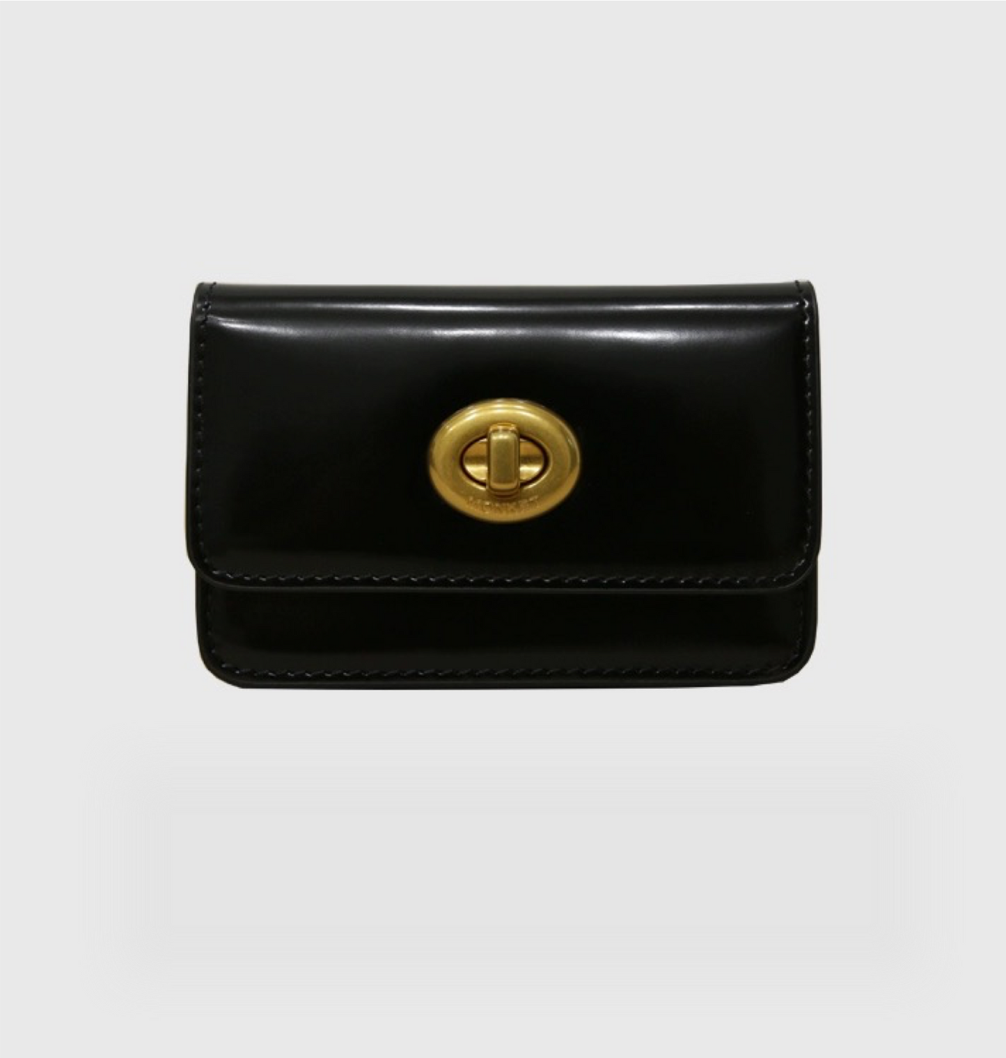 Vintage Wallet - Waxed Full-Grain Leather Lock Wallet - WittyWilding