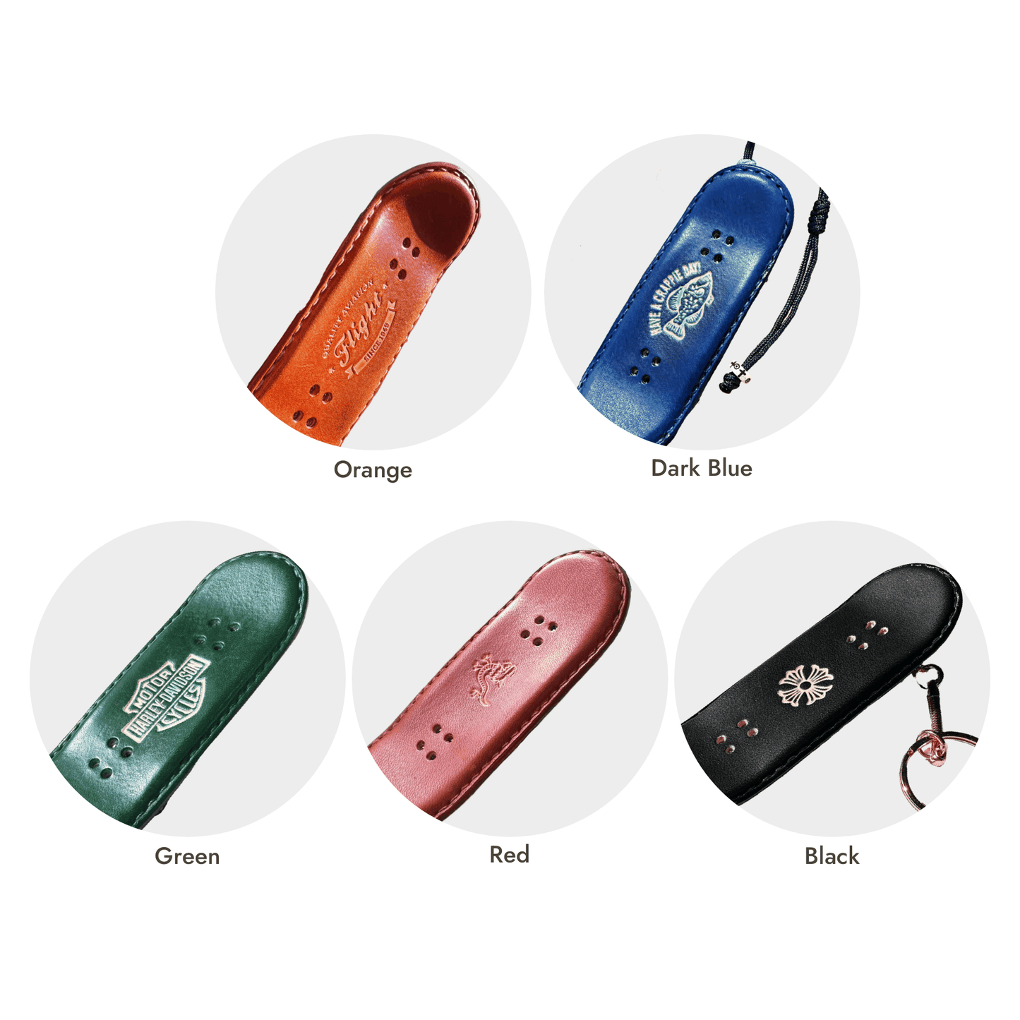 Leather Keychain - Exquisite Miniature Skateboard Charm | WittyWilding