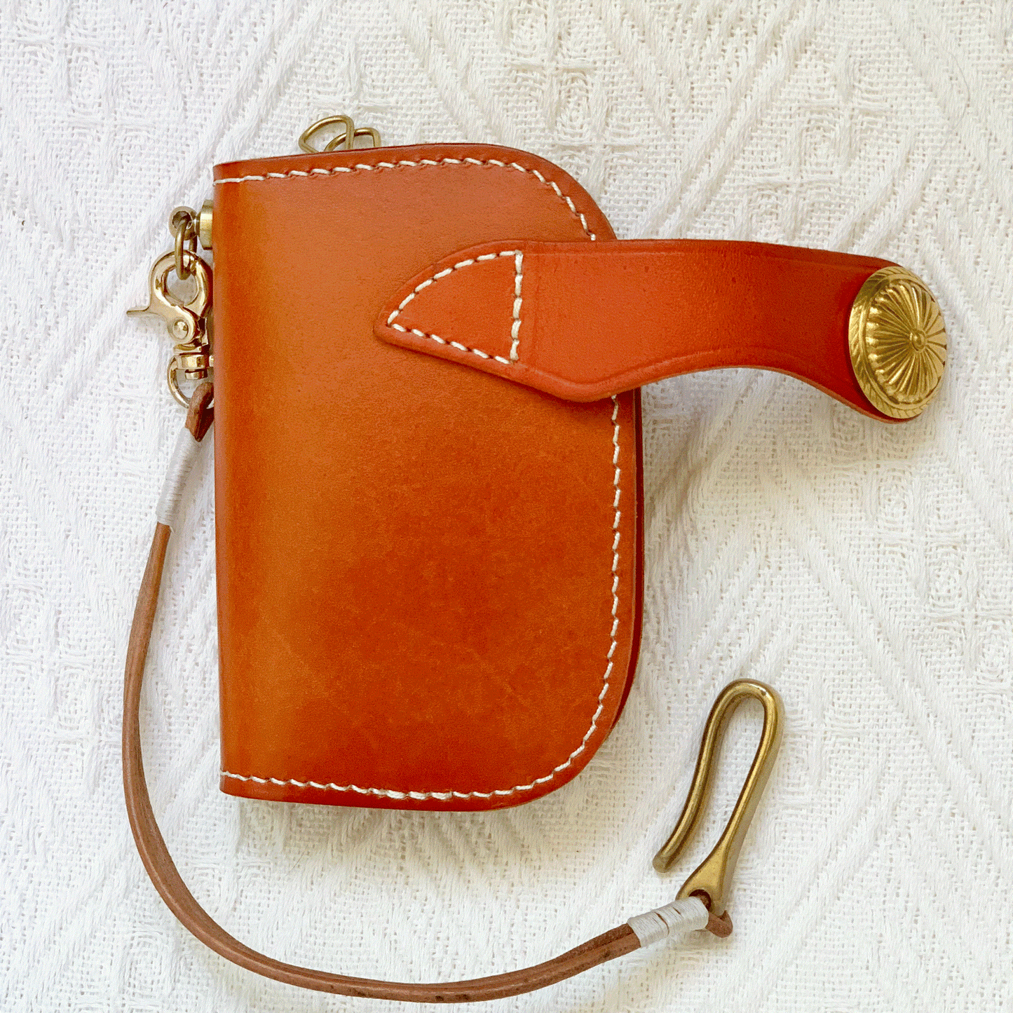 Leather Key Holder - Vintage Key Organizer, Key Pouch, Keychain Wallet